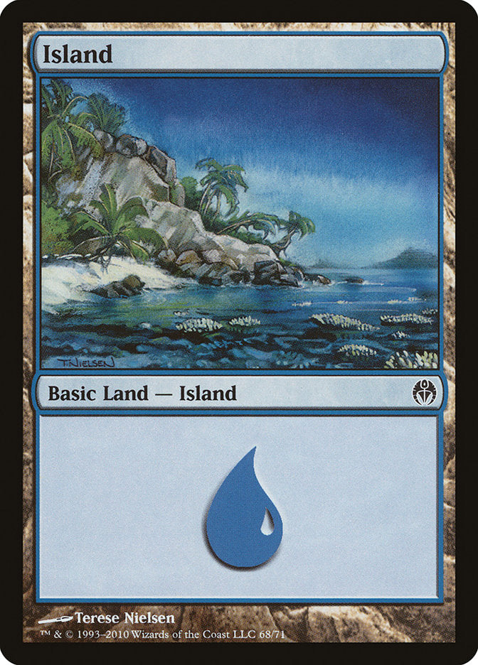 Island (68) [Duel Decks: Phyrexia vs. the Coalition] | Nerdhalla Games