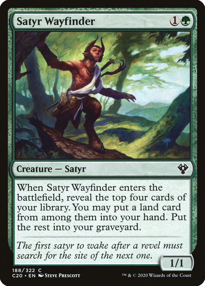 Satyr Wayfinder [Commander 2020] | Nerdhalla Games