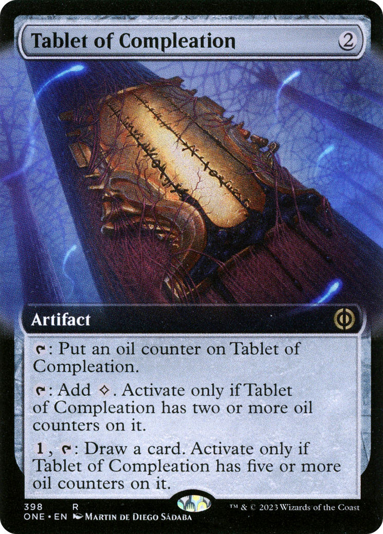 Tablet of Compleation (Extended Art) [Phyrexia: All Will Be One] | Nerdhalla Games