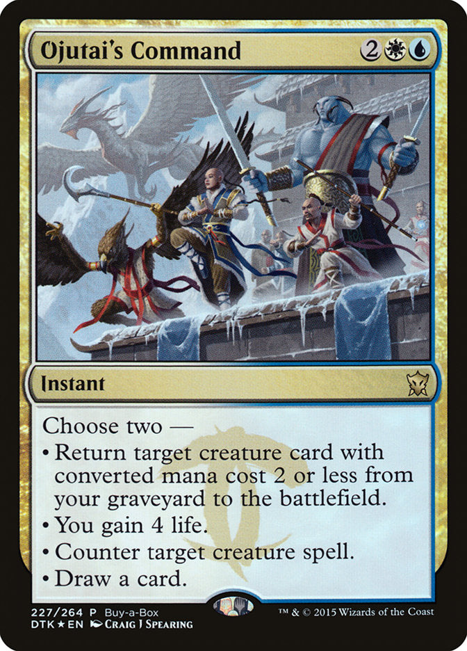 Ojutai's Command (Buy-A-Box) [Dragons of Tarkir Promos] | Nerdhalla Games