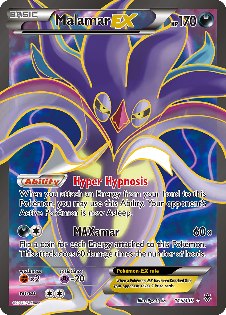 Malamar EX (115/119) [XY: Phantom Forces] | Nerdhalla Games