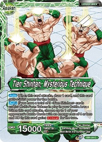 Tien Shinhan // Tien Shinhan, Mysterious Technique (EB1-024) [Battle Evolution Booster] | Nerdhalla Games