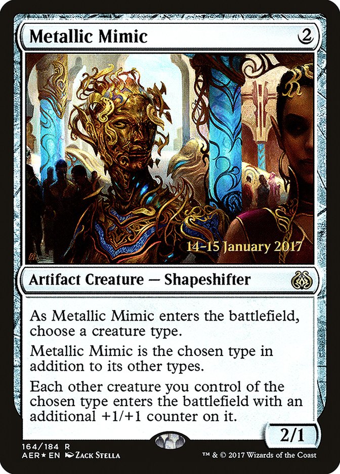 Metallic Mimic  [Aether Revolt Prerelease Promos] | Nerdhalla Games