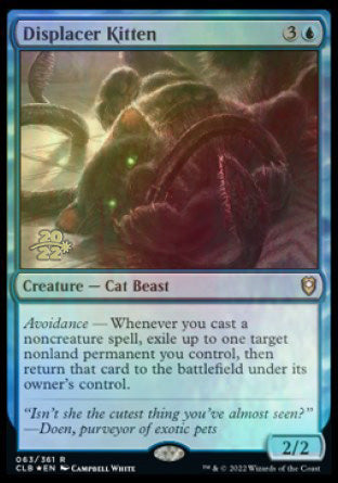 Displacer Kitten [Commander Legends: Battle for Baldur's Gate Prerelease Promos] | Nerdhalla Games