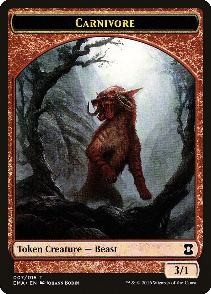 Carnivore [Eternal Masters Tokens] | Nerdhalla Games