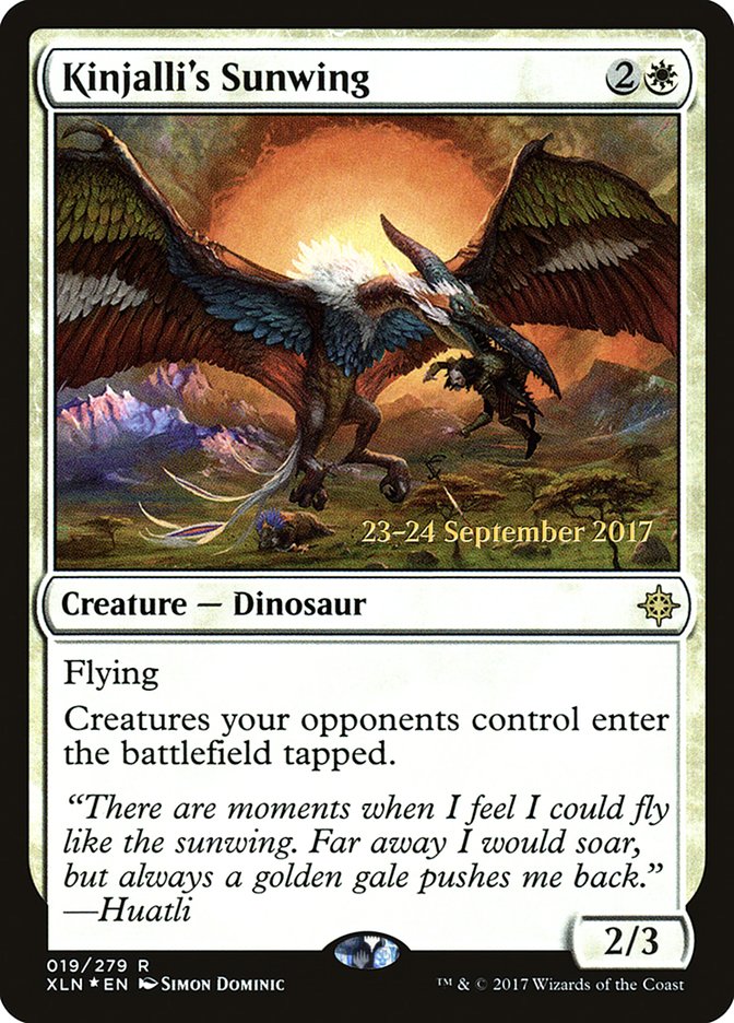 Kinjalli's Sunwing  [Ixalan Prerelease Promos] | Nerdhalla Games