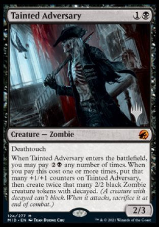 Tainted Adversary (Promo Pack) [Innistrad: Midnight Hunt Promos] | Nerdhalla Games