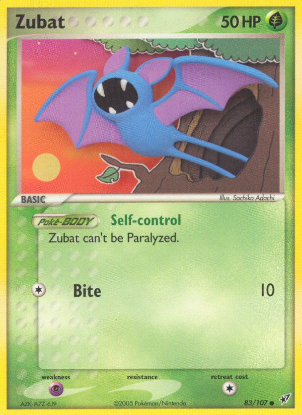 Zubat (83/107) [EX: Deoxys] | Nerdhalla Games