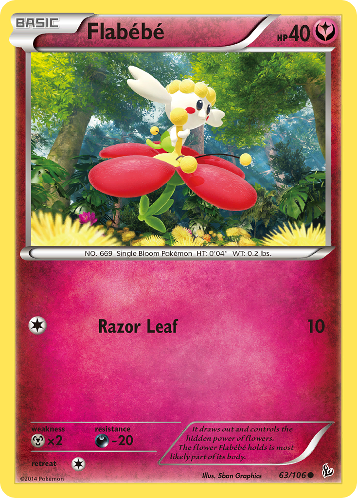 Flabebe (63/106) [XY: Flashfire] | Nerdhalla Games