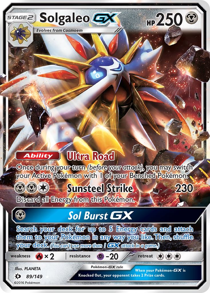 Solgaleo GX (89/149) [Sun & Moon: Base Set] | Nerdhalla Games