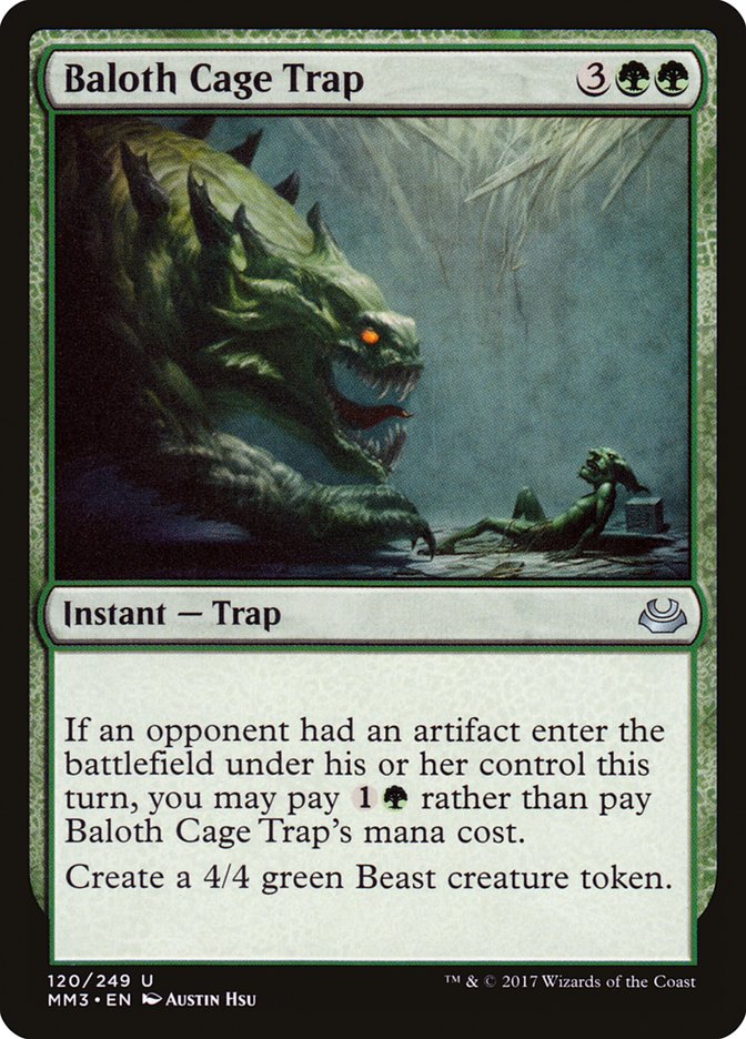 Baloth Cage Trap [Modern Masters 2017] | Nerdhalla Games