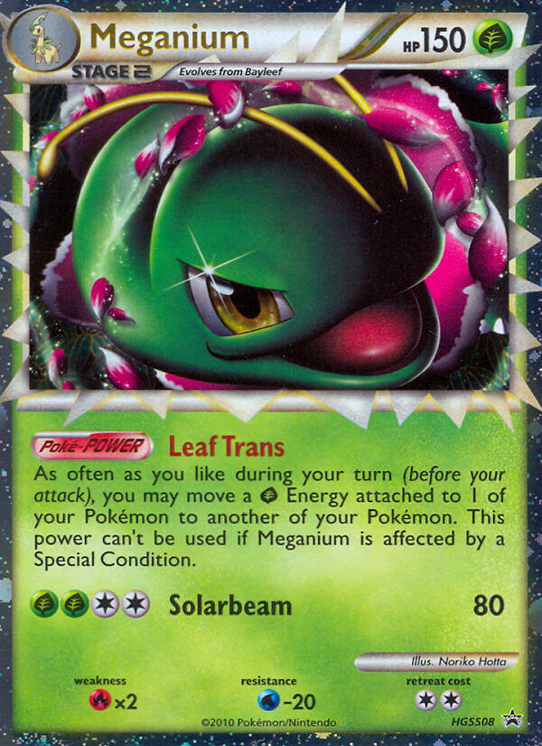 Meganium (HGSS08) [HeartGold & SoulSilver: Black Star Promos] | Nerdhalla Games