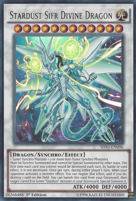 Stardust Sifr Divine Dragon [SHVI-EN096] Ultra Rare | Nerdhalla Games