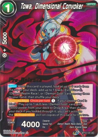 Towa, Dimensional Convoker (BT12-141) [Vicious Rejuvenation Prerelease Promos] | Nerdhalla Games