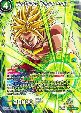 Deathless Warrior Broly [EX03-16] | Nerdhalla Games