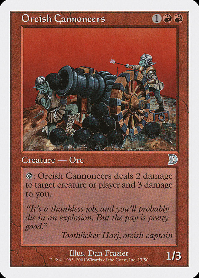 Orcish Cannoneers [Deckmasters] | Nerdhalla Games