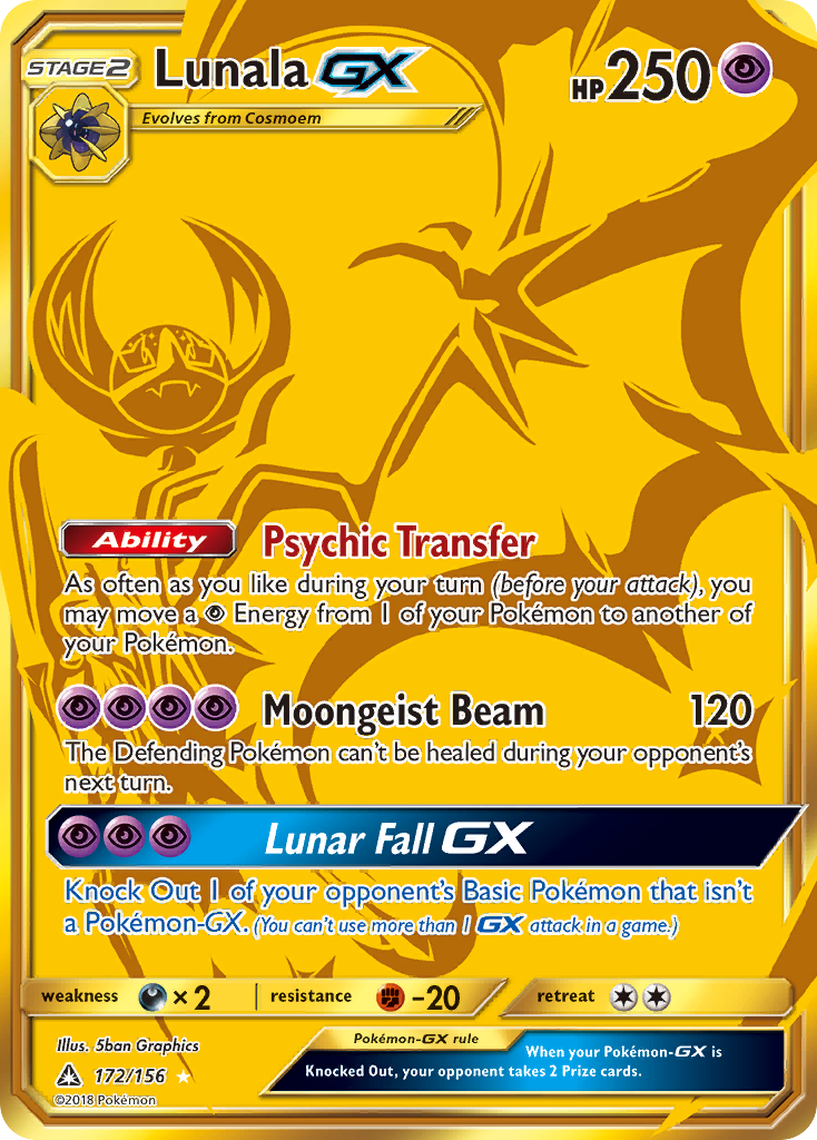 Lunala GX (172/156) [Sun & Moon: Ultra Prism] | Nerdhalla Games