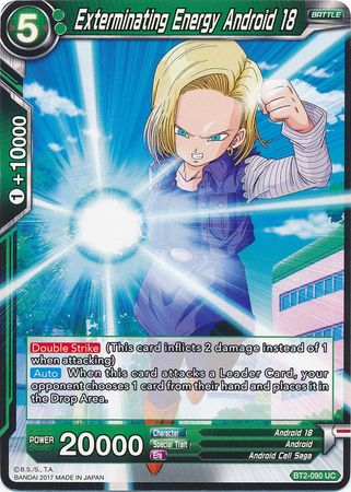 Exterminating Energy Android 18 [BT2-090] | Nerdhalla Games