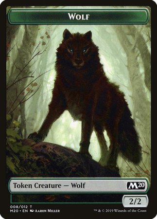 Wolf Token [Core Set 2020 Tokens] | Nerdhalla Games