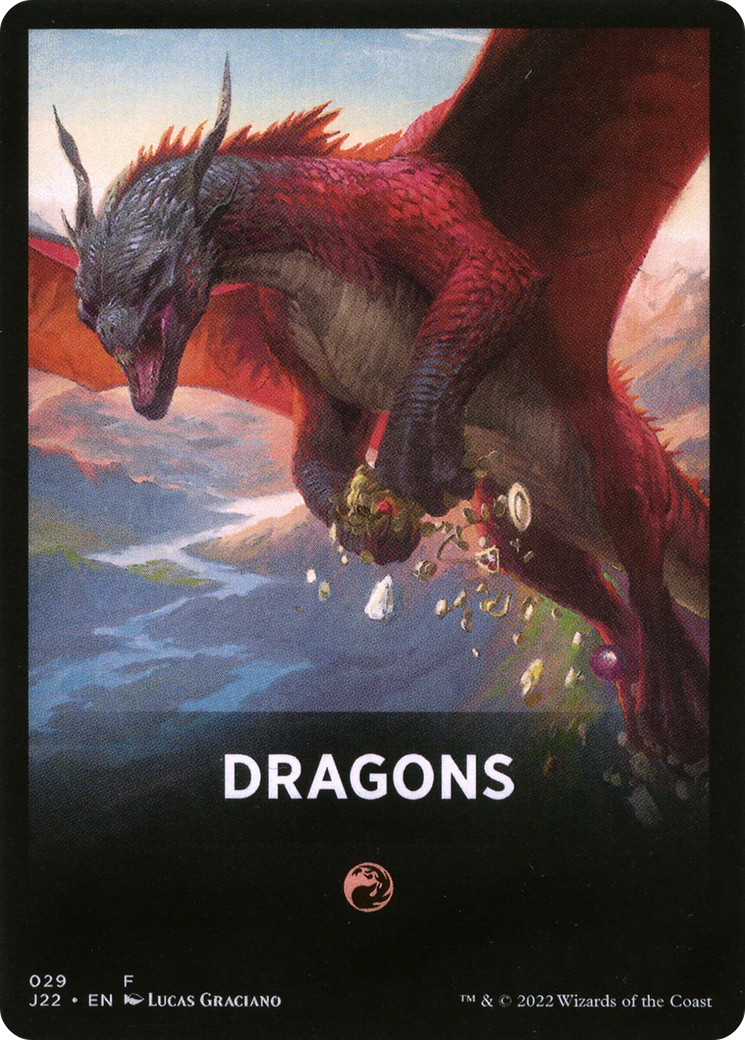 Dragons Theme Card [Jumpstart 2022 Front Cards] | Nerdhalla Games