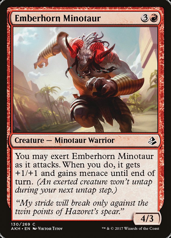 Emberhorn Minotaur [Amonkhet] | Nerdhalla Games