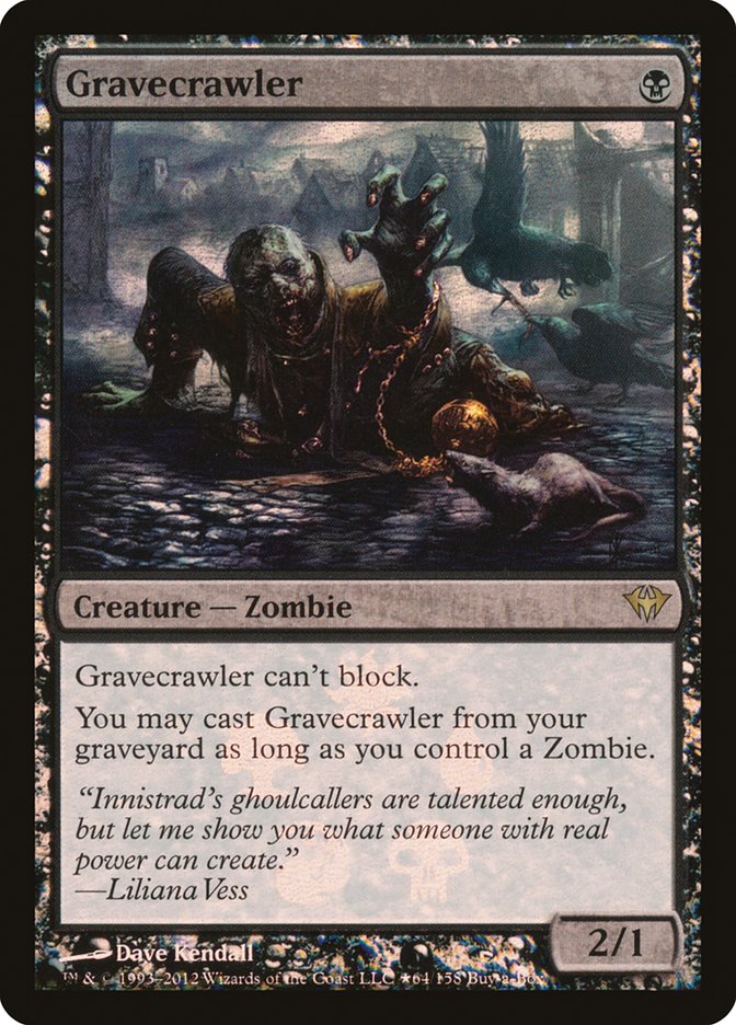 Gravecrawler (Buy-A-Box) [Dark Ascension Promos] | Nerdhalla Games