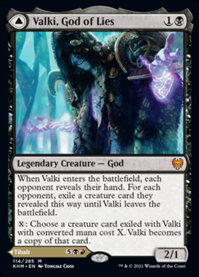 Valki, God of Lies // Tibalt, Cosmic Impostor [Kaldheim] | Nerdhalla Games