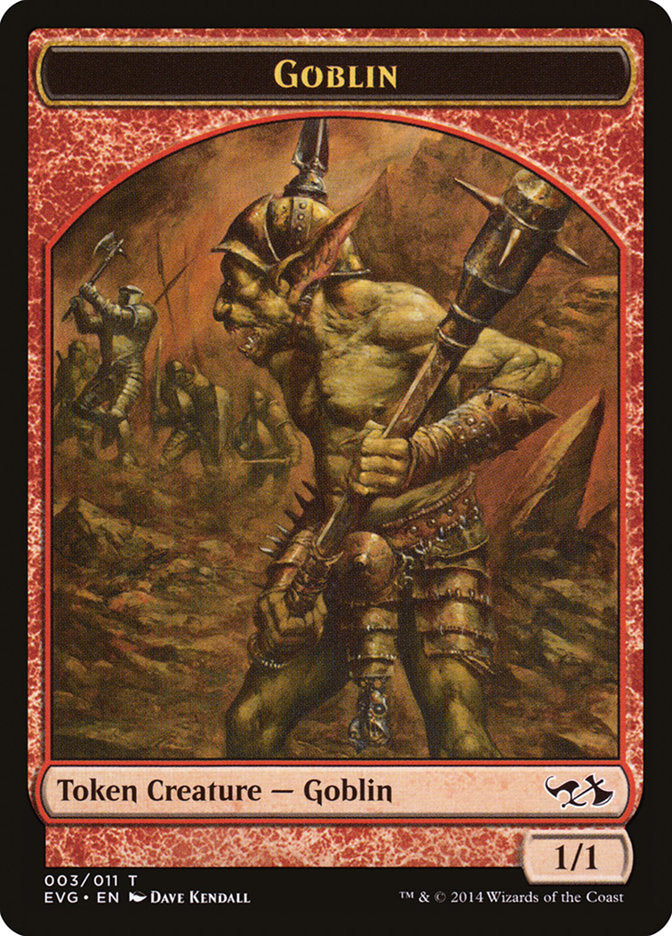 Goblin Token (Elves vs. Goblins) [Duel Decks Anthology Tokens] | Nerdhalla Games