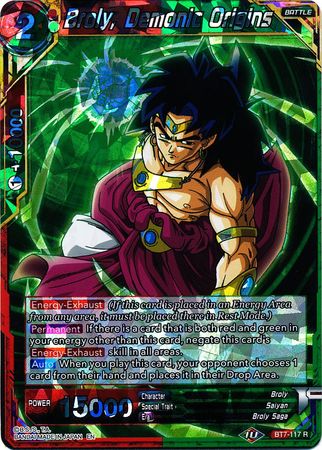 Broly, Demonic Origins [BT7-117] | Nerdhalla Games