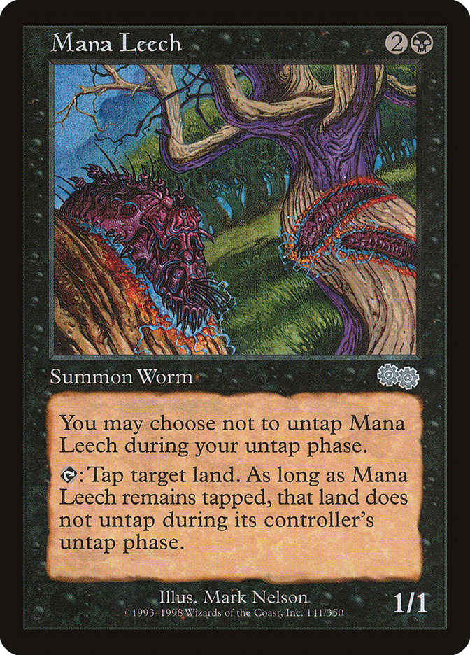 Mana Leech [Urza's Saga] | Nerdhalla Games