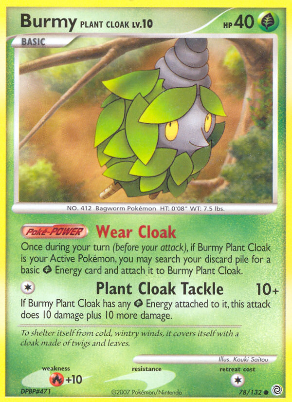 Burmy Plant Cloak (78/132) [Diamond & Pearl: Secret Wonders] | Nerdhalla Games