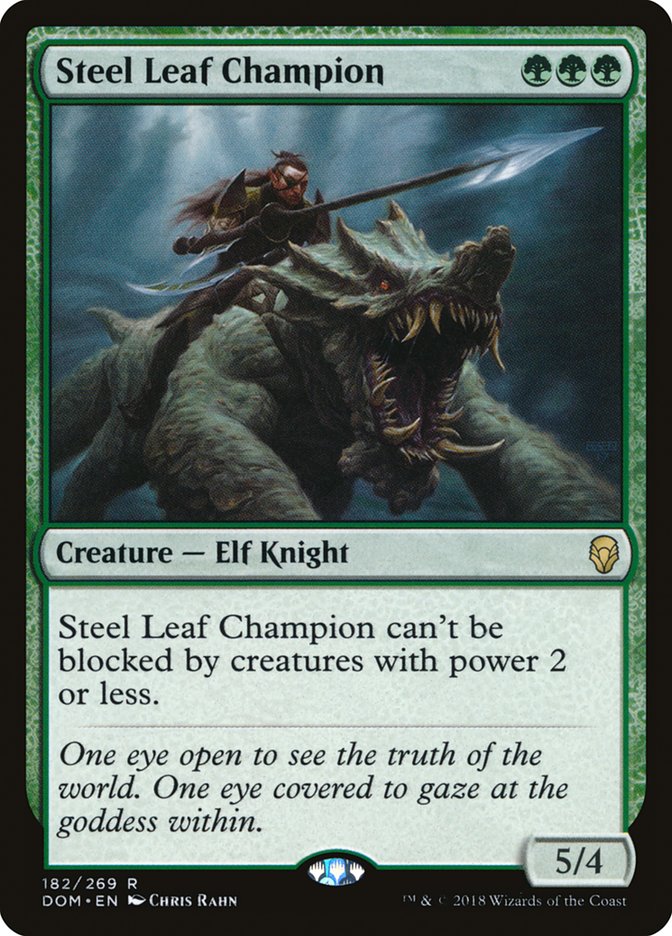 Steel Leaf Champion [Dominaria] | Nerdhalla Games