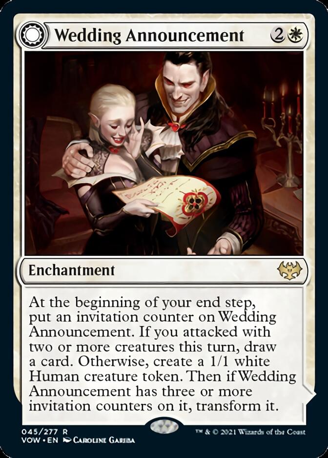 Wedding Announcement // Wedding Festivity [Innistrad: Crimson Vow] | Nerdhalla Games