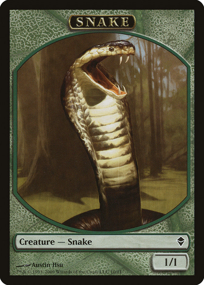 Snake [Zendikar Tokens] | Nerdhalla Games