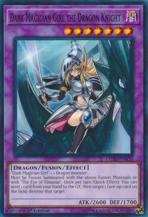 Dark Magician Girl the Dragon Knight [LEDD-ENA36] Common | Nerdhalla Games