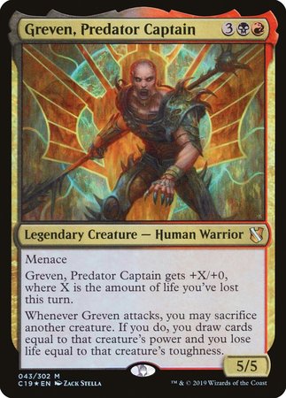 Greven, Predator Captain [Commander 2019] | Nerdhalla Games