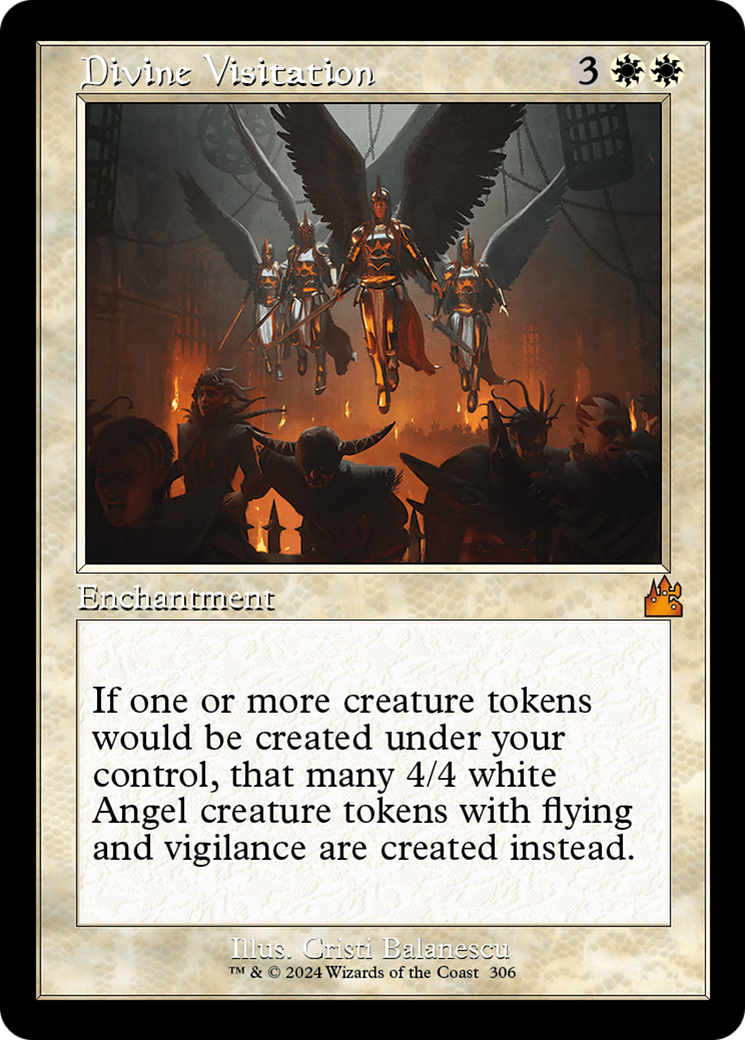 Divine Visitation (Retro Frame) [Ravnica Remastered] | Nerdhalla Games