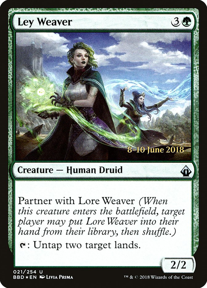 Ley Weaver  [Battlebond Prerelease Promos] | Nerdhalla Games