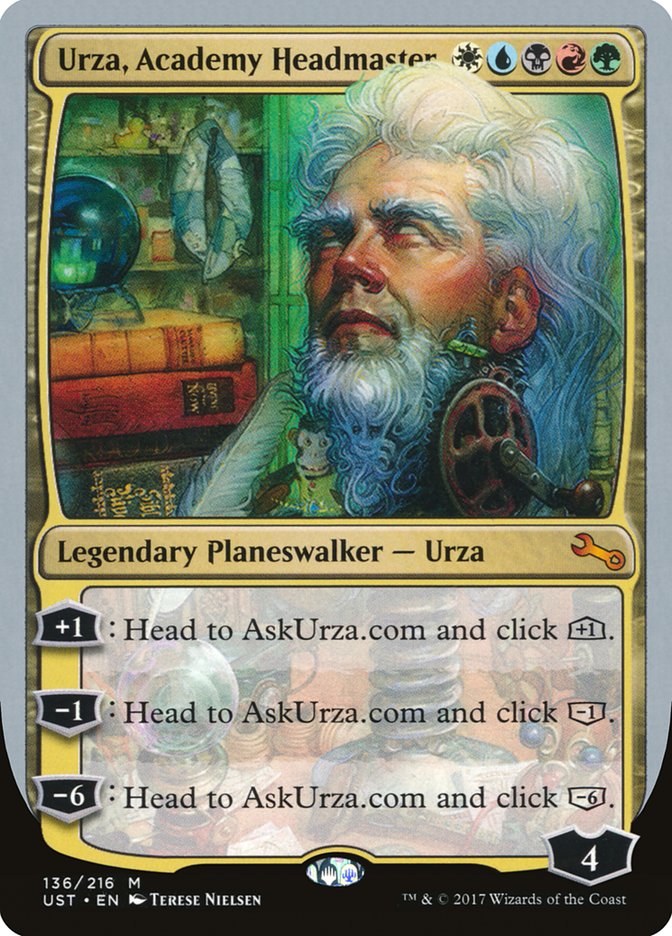 Urza, Academy Headmaster [Unstable] | Nerdhalla Games