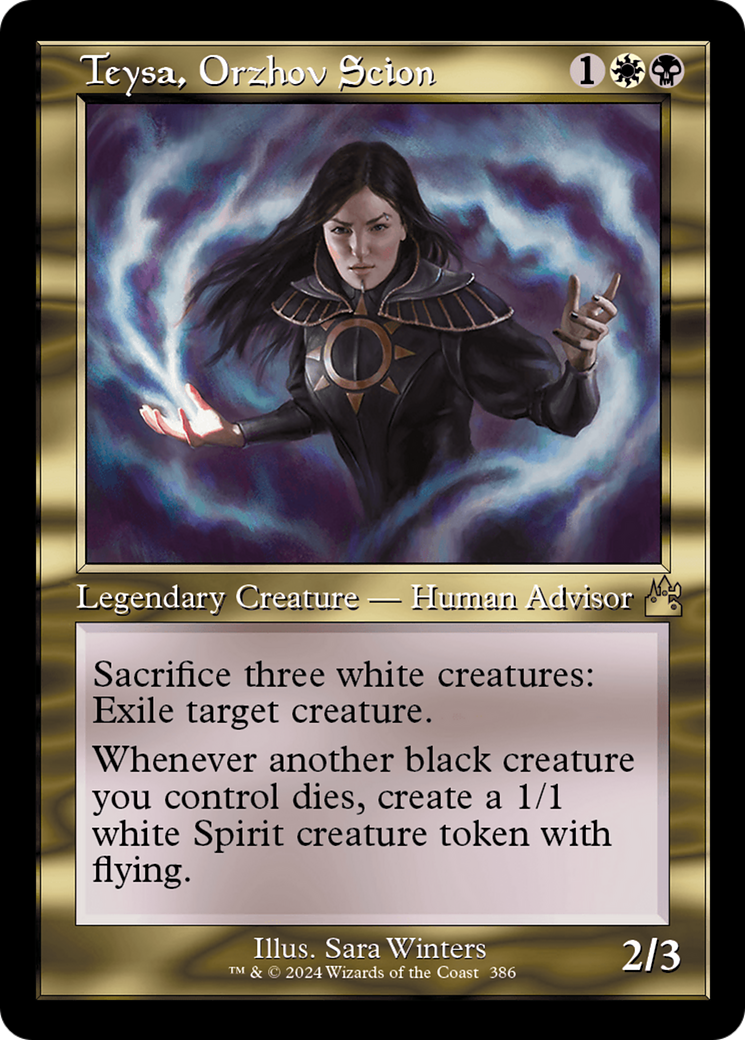 Teysa, Orzhov Scion (Retro Frame) [Ravnica Remastered] | Nerdhalla Games