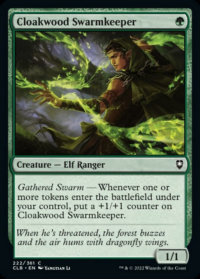 Cloakwood Swarmkeeper [Commander Legends: Battle for Baldur's Gate] | Nerdhalla Games