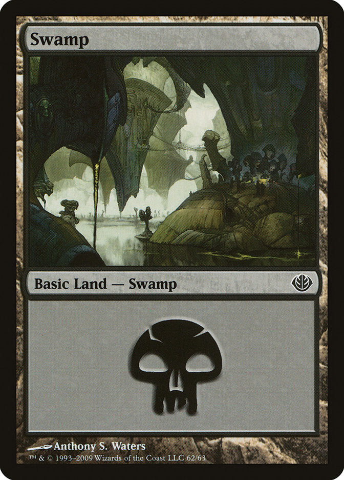 Swamp (62) [Duel Decks: Garruk vs. Liliana] | Nerdhalla Games