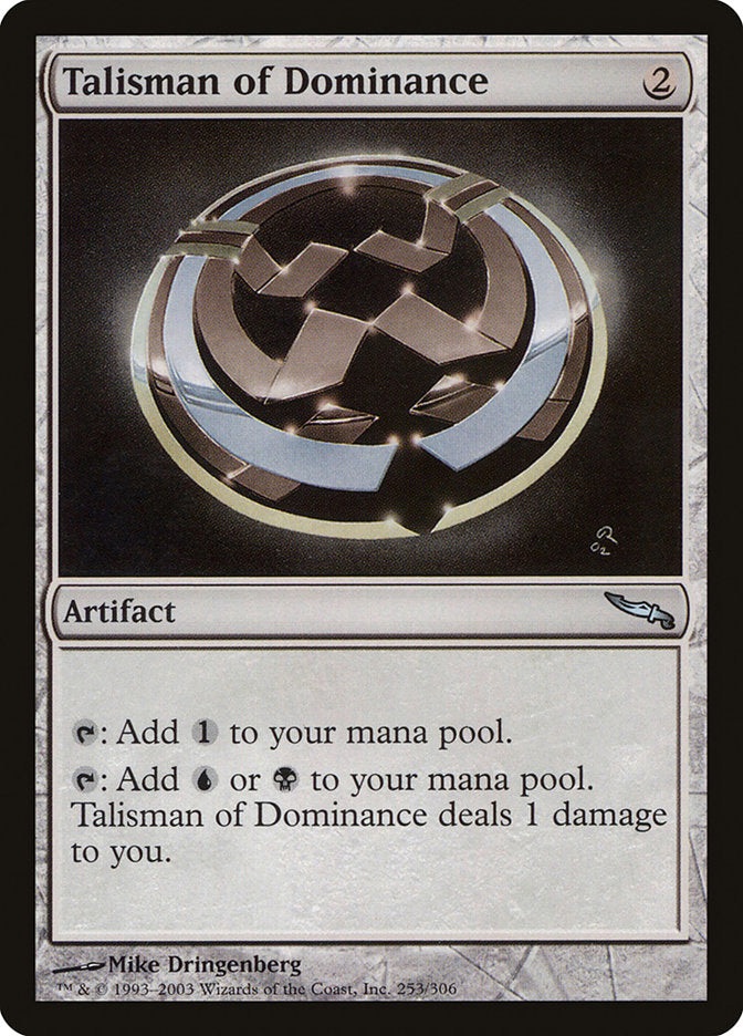 Talisman of Dominance [Mirrodin] | Nerdhalla Games