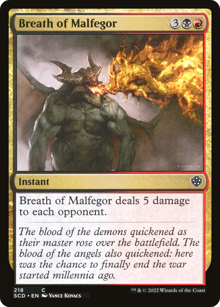 Breath of Malfegor [Starter Commander Decks] | Nerdhalla Games