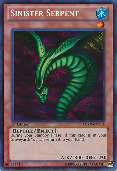 Sinister Serpent [LCYW-EN154] Secret Rare | Nerdhalla Games