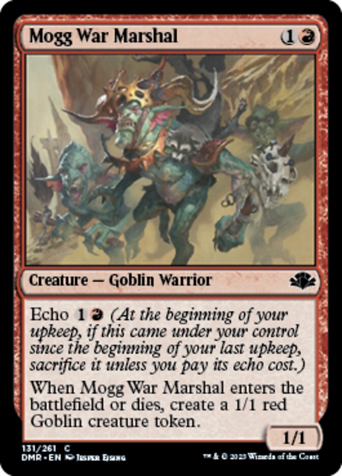 Mogg War Marshal [Dominaria Remastered] | Nerdhalla Games