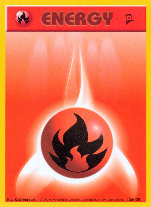 Fire Energy (126/130) [Base Set 2] | Nerdhalla Games