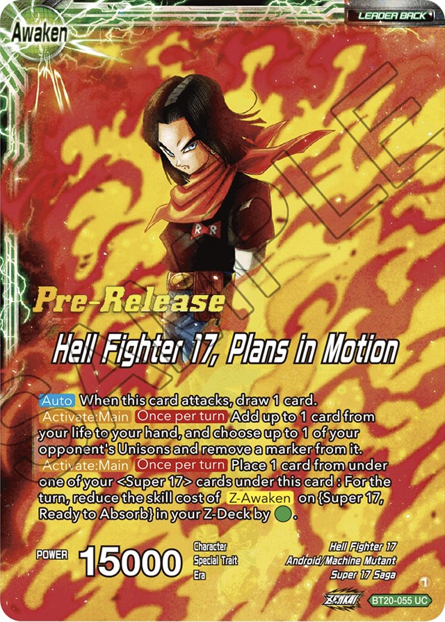 Android 20 & Dr. Myuu // Hell Fighter 17, Plans in Motion (BT20-055) [Power Absorbed Prerelease Promos] | Nerdhalla Games