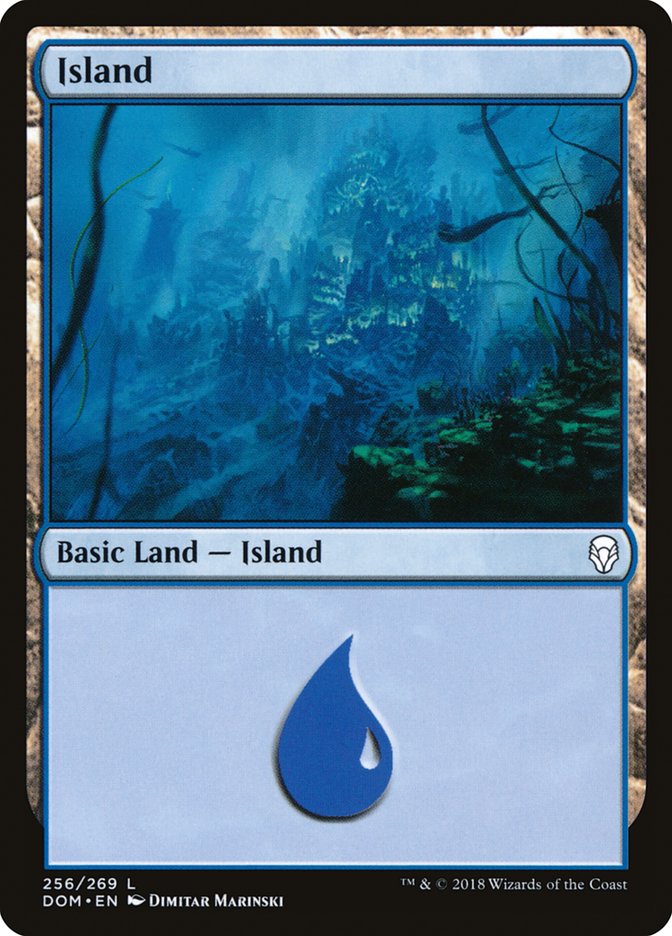 Island (256) [Dominaria] | Nerdhalla Games