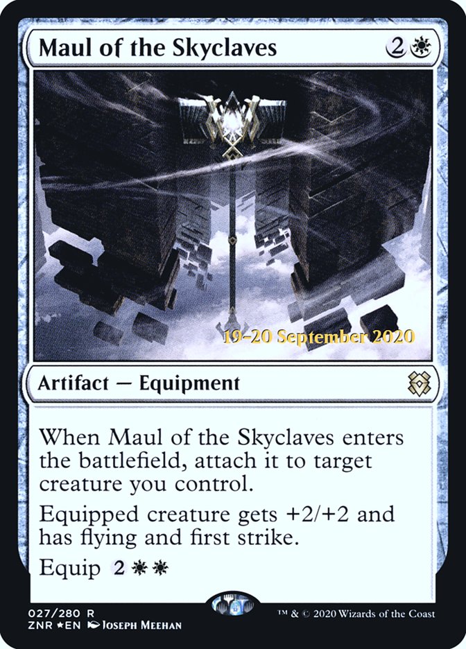 Maul of the Skyclaves  (Prerelease) [Zendikar Rising Prerelease Promos] | Nerdhalla Games